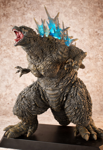 UA Monsters 哥斯拉(2023) 突袭银座时的形态配色【附带有LED发光和发声功能】 | Hpoi手办维基