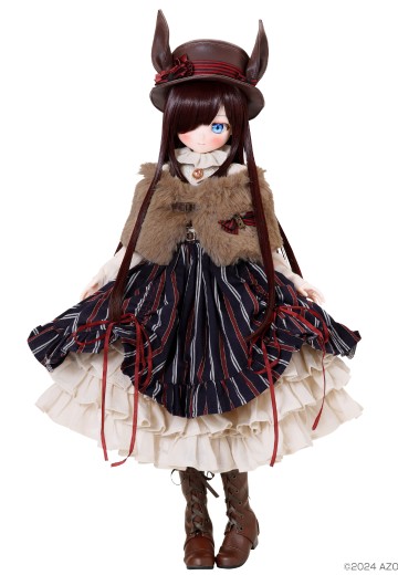 AOD526-IBC 艾莉丝收集 小型 伊绪/兔子茶会穿搭套装 ～酒心巧克力黑～ AZONE网上商店限定 | Hpoi手办维基