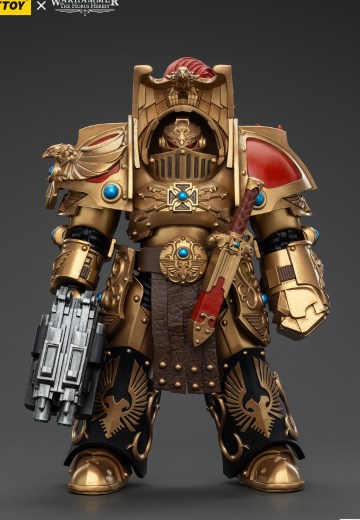 战锤:荷鲁斯叛乱 禁军军团 天鹰终结者小队 配备拉斯穆风暴爆弹枪的天鹰终结者 | Hpoi手办维基