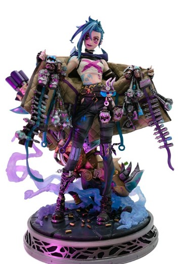 英雄联盟 双城之战 金克丝 1/7比例雕像 | Hpoi手办维基