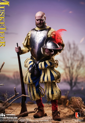 SE138 帝国系列-西班牙征服者火枪步兵长（白铜版） | Hpoi手办维基