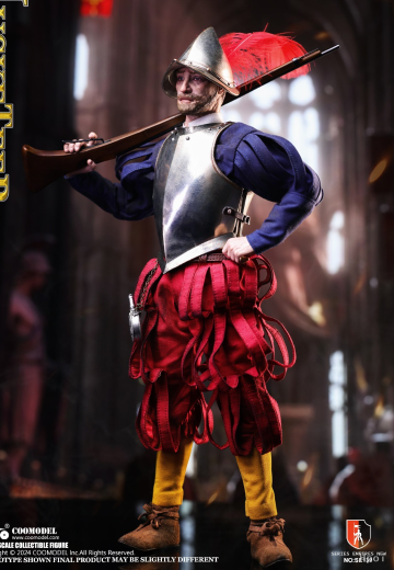 SE139 帝国系列-西班牙征服者火枪步兵（白铜版） | Hpoi手办维基