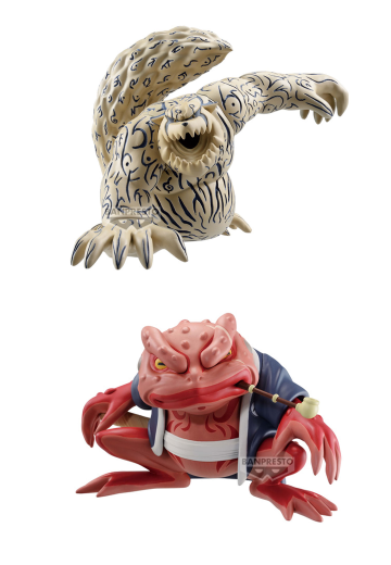 火影忍者疾风传 软胶玩偶-守鹤与蛤蟆文太-