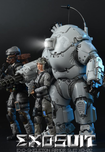 SSE002 1/18 EXO 外骨骼装甲服XO-02 可动收藏人偶 | Hpoi手办维基