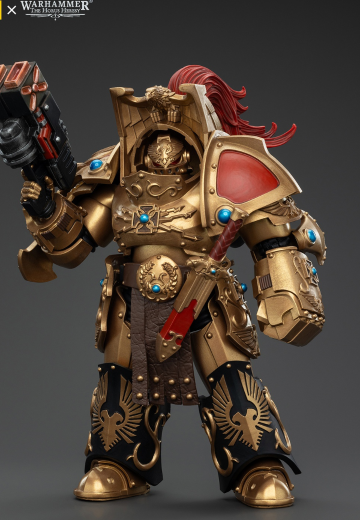 战锤:荷鲁斯叛乱 禁军军团 天鹰终结者小队 配备双联遗迹破坏者枪的天鹰终结者 | Hpoi手办维基