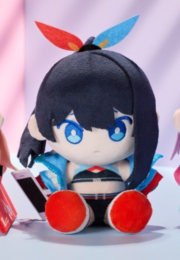 古立特宇宙 Dreamy Divas PuniPuni坐姿毛绒娃娃 宝多六花 | Hpoi手办维基