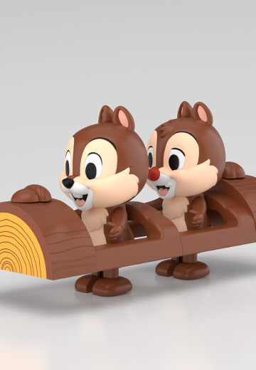 乐Pla Tokotoko No.DP-12 迪士尼角色 奇奇和蒂蒂 | Hpoi手办维基