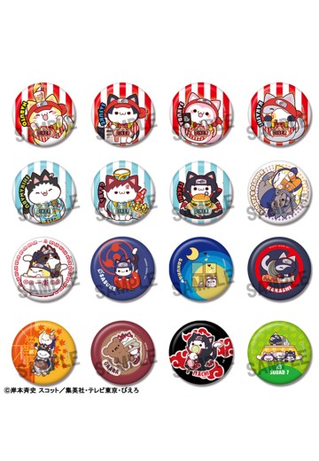 超级喵喵计划 火影忍者 火影忍喵！ 金属徽章收藏 | Hpoi手办维基