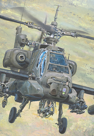 编号：05115 1/35 军用飞机系列 AH-64A“阿帕奇”直升机-后期型 | Hpoi手办维基