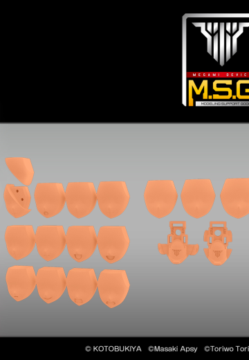 女神装置 M.S.G 06 脸部配件套装 皇巫专用 肤色E | Hpoi手办维基