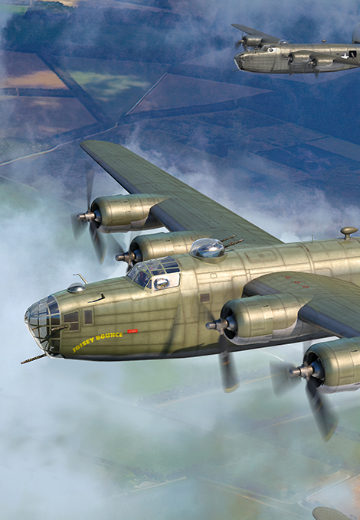 编号：81775 1/48 军用飞机系列 美国B-24D“解放者”轰炸机 | Hpoi手办维基