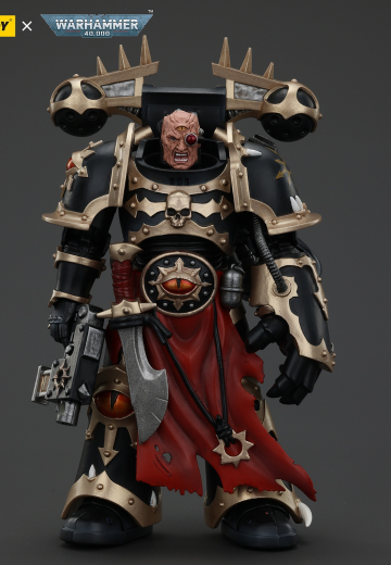 战锤40000 混沌星际战士 黑色军团 装备爆矢手枪和动力拳的神选战士 | Hpoi手办维基