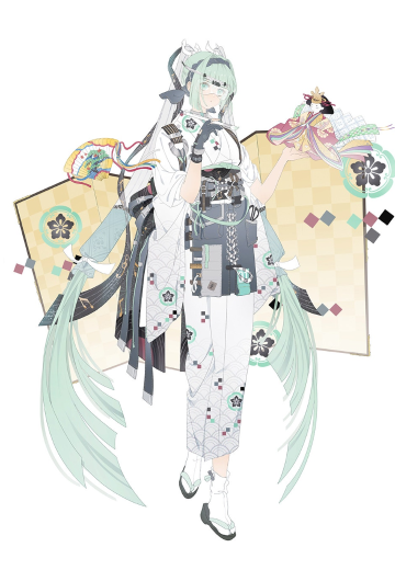 初音未来 x 良笑社 插画大赛 第1回 「微笑×未来」初音未来 | Hpoi手办维基