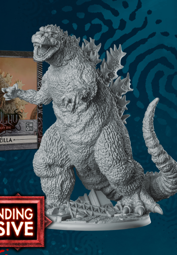 克苏鲁：死亡湮灭——禁忌之地 桌游 哥斯拉 独家雕塑 拓展包 | Hpoi手办维基