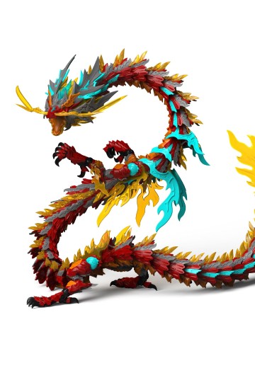 真龙系列--ZL-0001 赤龙王 | Hpoi手办维基