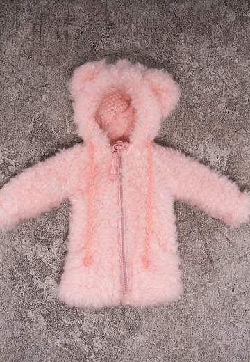 浅粉色毛绒布制大衣外套 | Hpoi手办维基