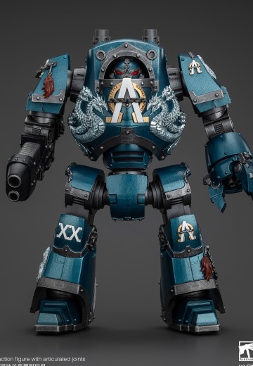 战锤系列 “荷鲁斯之乱” 阿尔法军团 装备重力等离子炮的蔑视者无畏机甲