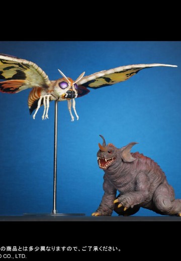 东宝大怪兽系列 著名造型师系列 摩斯拉(2001)与巴拉贡(2001) 激战配色版 | Hpoi手办维基