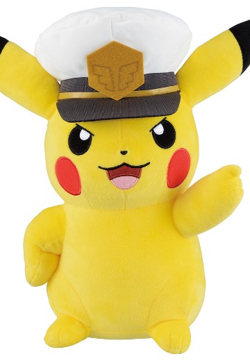 一番赏 动画「宝可梦 地平线」 最终大奖 船长皮卡丘 毛绒玩偶 | Hpoi手办维基