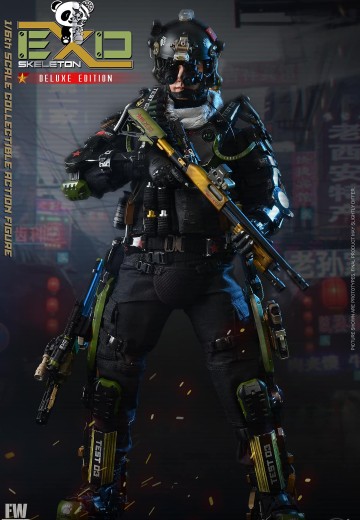 SS142 1/6 机械外骨骼装甲“试验型3号”“熊猫分队” 收藏可动人偶豪华版 | Hpoi手办维基