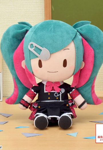 初音未来：缤纷舞台 Fuwa Petit L码毛绒玩偶“教室世界的初音未来” | Hpoi手办维基