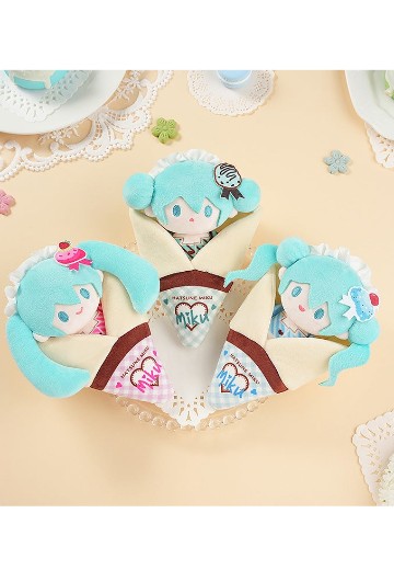 虚拟歌手系列01 初音未来 松软系列 可丽饼玩偶吊饰 A/B/C | Hpoi手办维基