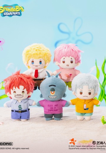 《海绵宝宝》拟人毛绒挂件盲盒 | Hpoi手办维基