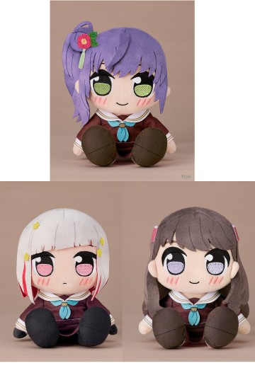 爱与演唱会！莲之空女学院学园偶像俱乐部  KURIPAN 毛绒玩偶 乙宗梢/夕雾缀理/藤岛慈