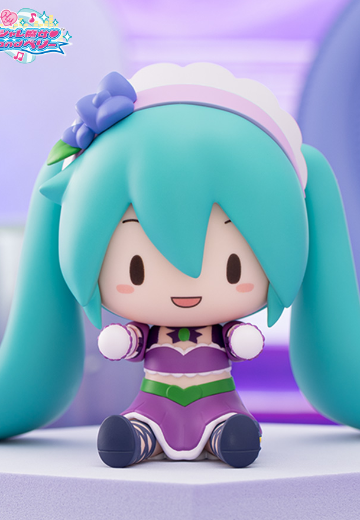 Fuwa Petit Q版玩偶 初音未来×时尚魔女拉芙与贝莉 闪亮紫色 | Hpoi手办维基