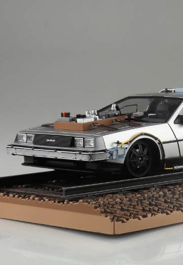 电影设备 No.BT-04 1/24 回到未来 第三部 时光机 铁路版