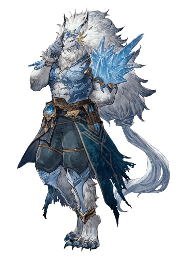 单片眼镜的狼男