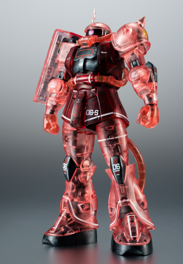 ROBOT魂 ＜机动战士系列＞ MS-06S 夏亚专用扎古 剧中版 ～透明配色～ | Hpoi手办维基