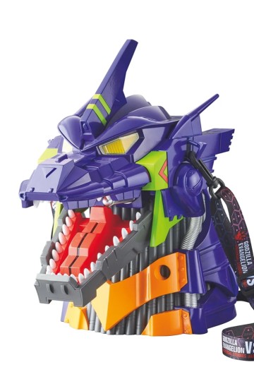 哥斯拉VS新世纪福音战士 联名爆米花桶   机械哥斯拉初号机版本 | Hpoi手办维基