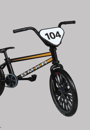 Pripra 人偶的运动 BMX 竞速车 黑色 | Hpoi手办维基