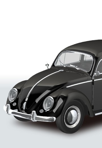 乐Pla 卡扣组合型套件 No.20-BK 大众 甲壳虫 黑 | Hpoi手办维基