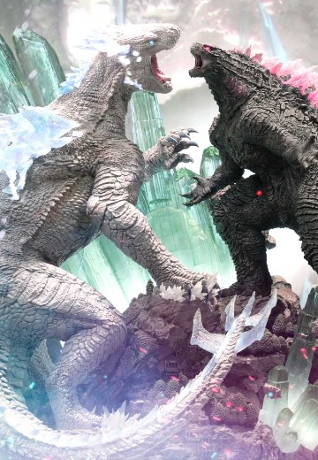 终极场景大师线 哥斯拉大战金刚2：帝国崛起 哥斯拉VS雪魔 | Hpoi手办维基