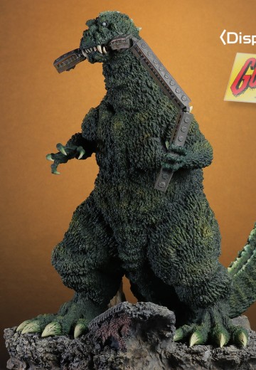 东宝30厘米系列 哥斯拉1954（咬火车造型）美式影院海报配色版