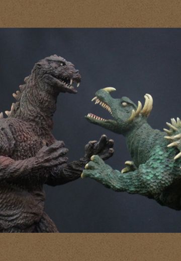 东宝30cm系列 哥斯拉1955&安基拉斯1955 总天然色 WF限定组套 | Hpoi手办维基