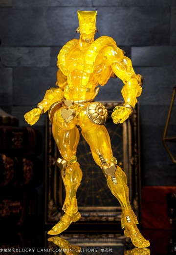 超像可动 JOJO的奇妙冒险 第三部 星尘斗士 世界 金色透明板 | Hpoi手办维基