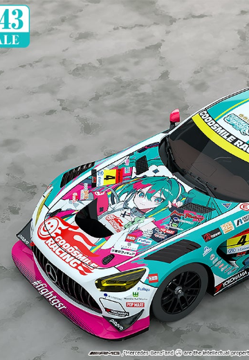 初音未来 GT企划 1/43 GOODSMILE 初音未来 AMG 2025 开幕战 | Hpoi手办维基