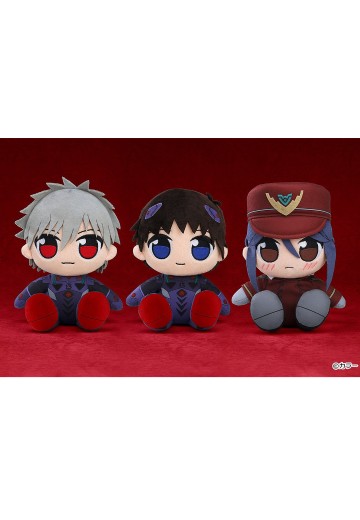 KURIPAN 新世纪福音战士新剧场版 毛绒玩偶 碇真嗣（黑作战服）/渚薰（黑作战服）/葛城美里 | Hpoi手办维基