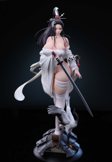 鹤唳·猫吟 雕像 A款 | Hpoi手办维基