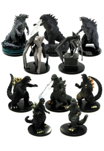 迷你系列 哥斯拉：终极之战 & 哥斯拉 & 哥斯拉(2014) 穆透 & 哥斯拉 | Hpoi手办维基