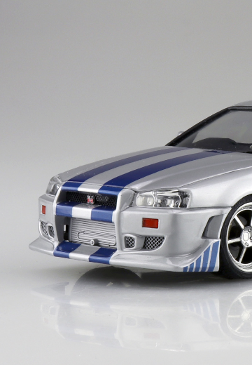 电影设备 No.WS-02 1/24 速度与激情 日产R34 Skyline GT-R