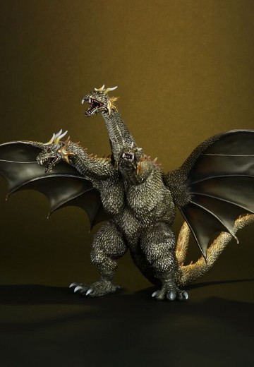 东宝大怪兽系列 著名造型师系列  王者基多拉（2001）激战配色版 | Hpoi手办维基