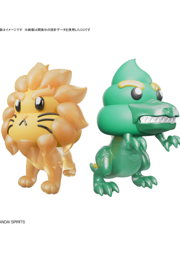 黏土模型套件 动物便便套装2 暴龙与狮子