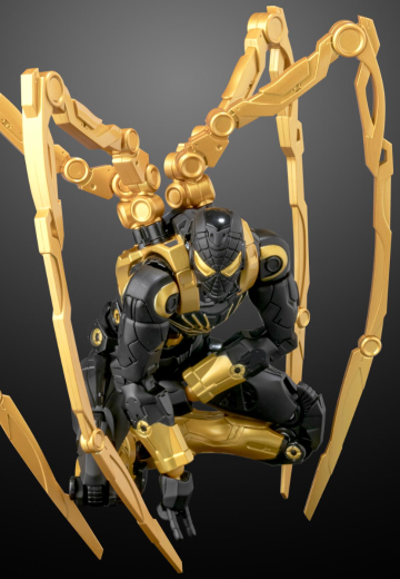 Fighting Armor 漫威 钢铁蜘蛛侠 ONYX STEALTH TECH | Hpoi手办维基