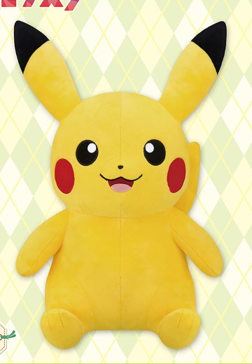 宝可梦 地平线 超软毛绒玩偶 ～皮卡丘～笑脸