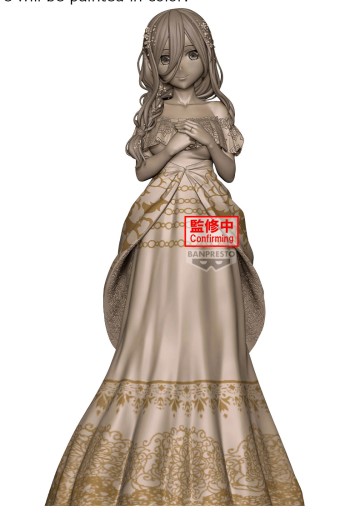 五等分的新娘＊ 中野三玖珍藏人偶 五等分的新娘动画原稿展造型 | Hpoi手办维基