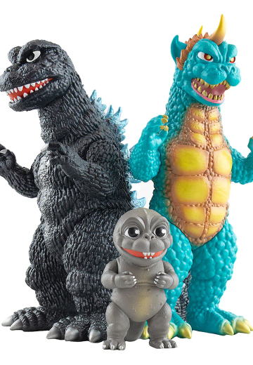 全体怪兽大进击软乙烯基模型套装